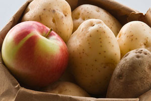 Ябълки и картофи